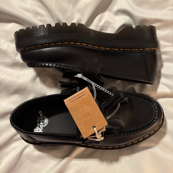 DOC MARTEN ADRIAN QUAD PLATFORM KILTIE TASSLE - Picture 1 of 5